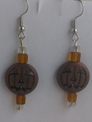 Pumpkin Head Style Earring