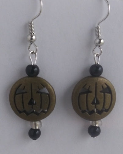 Pumpkin Head Style Earring