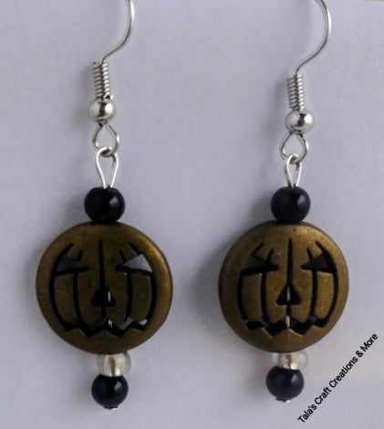 Pumpkin Head Style Earring