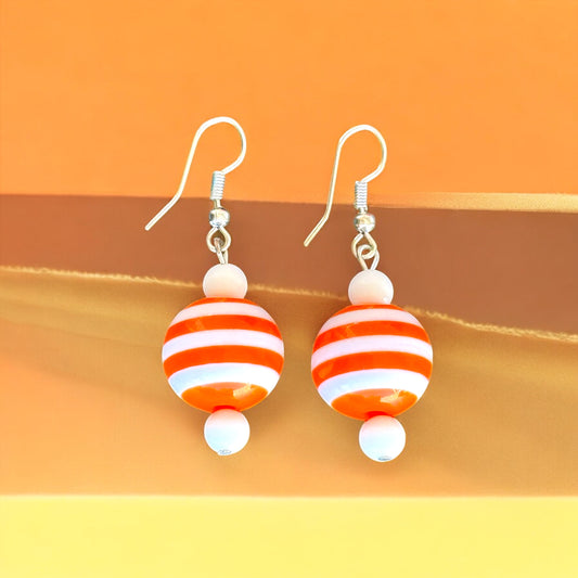 Candy Gumball Striped Earring