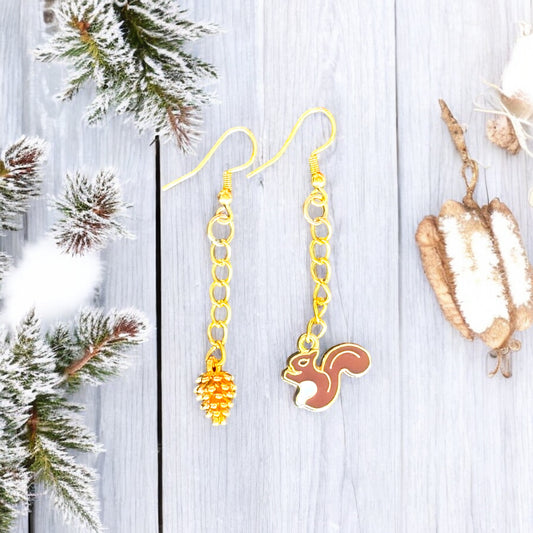 My Forest Squirrel Earring