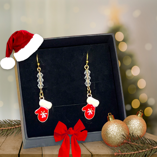 My Christmas Mitten Earring