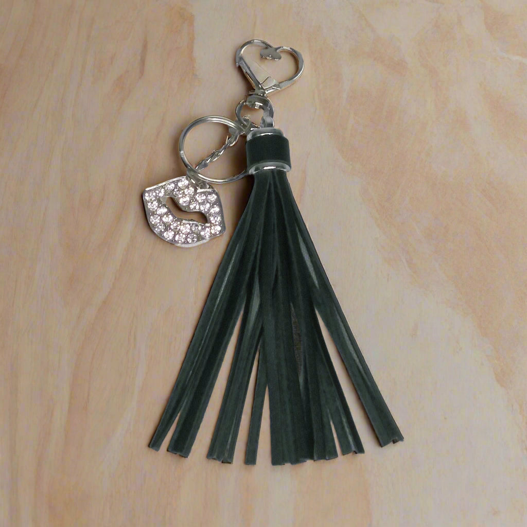 Hot Lips Heart Shaped Keychain Craft House 23