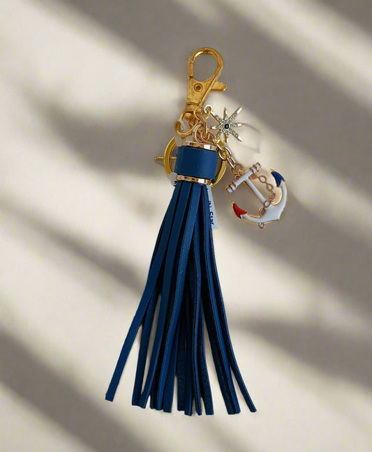Nautical Anchor/North Star Keychain