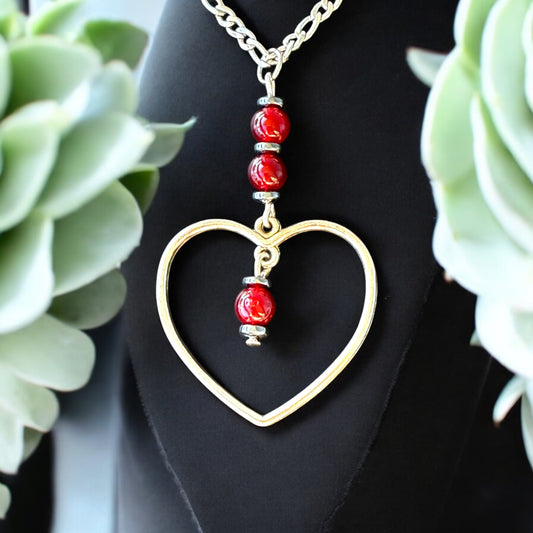 Enchanted Heart Necklace/Earring Set