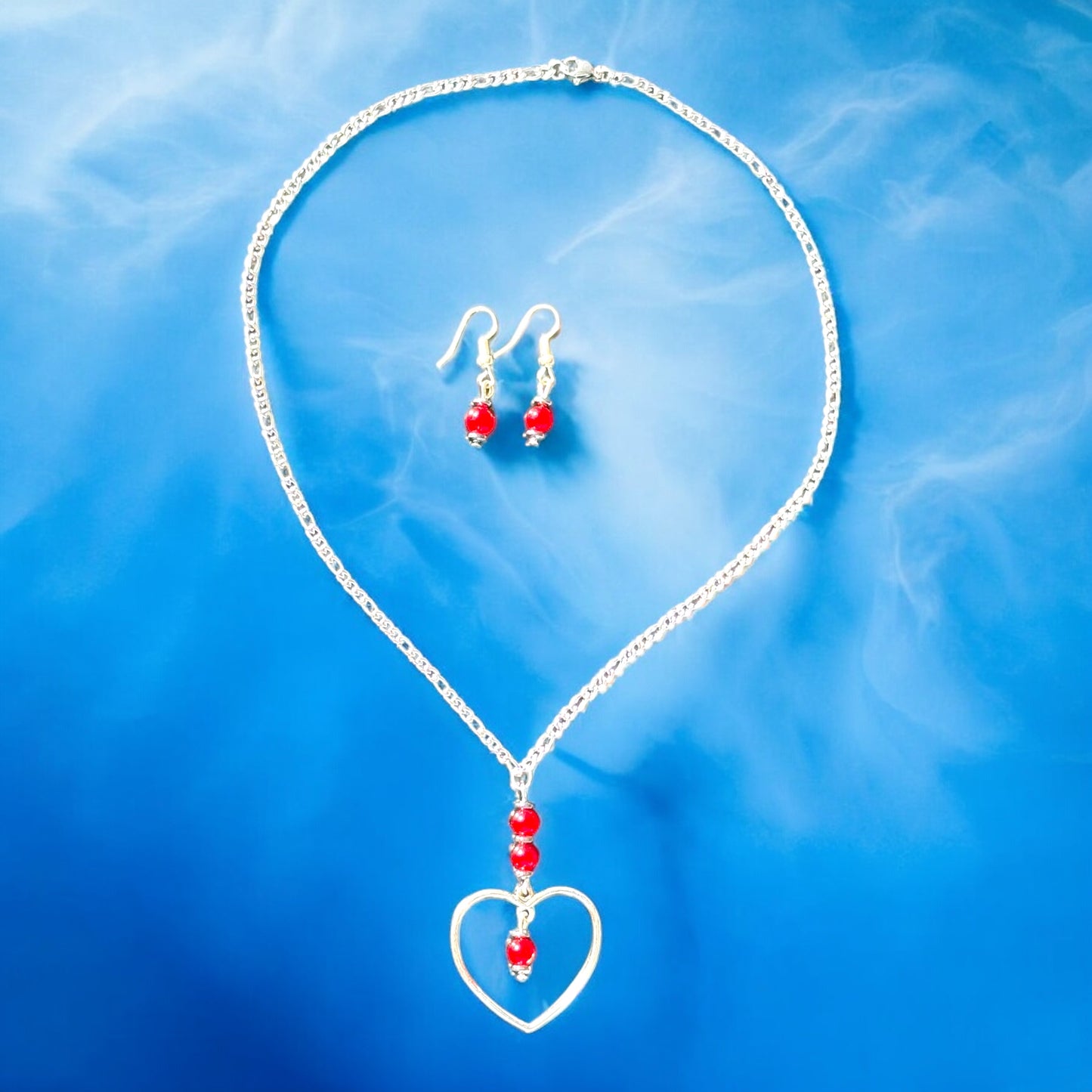 Enchanted Heart Necklace/Earring Set