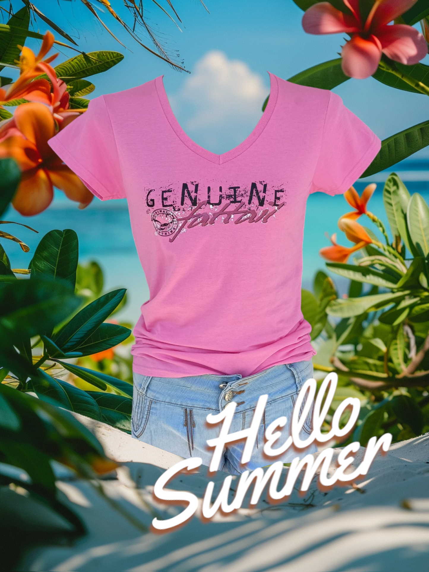 "Genuine Fattail" Grunge Tee