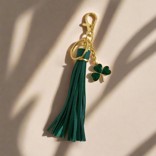 Irish 4 Leaf Clover Keychain