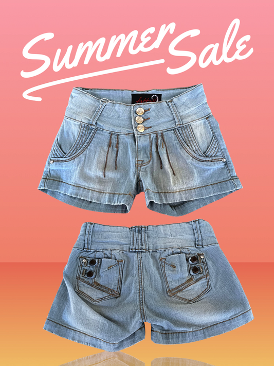 Mid-rise Denim Ladies Shorties