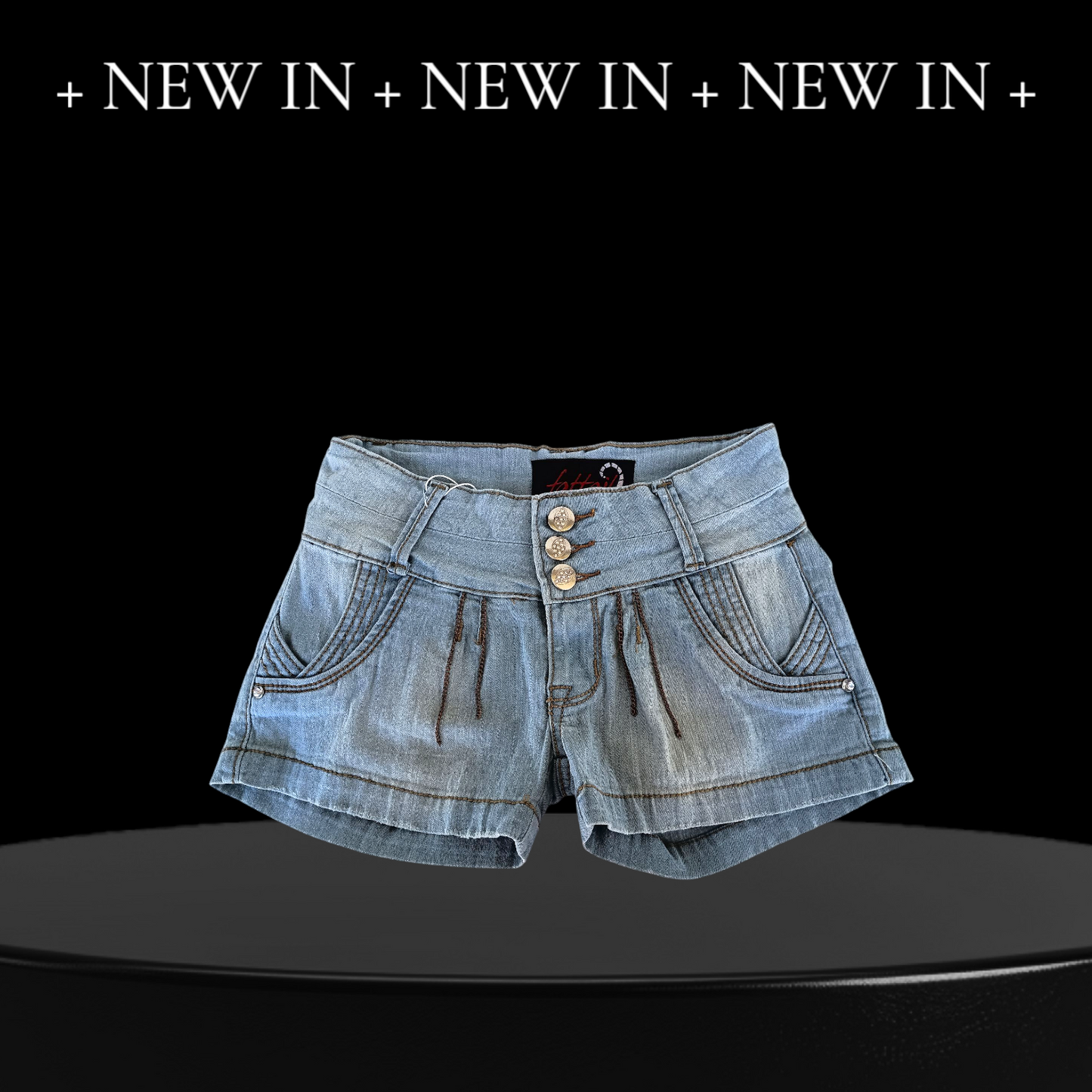 Mid-rise Denim Ladies Shorties