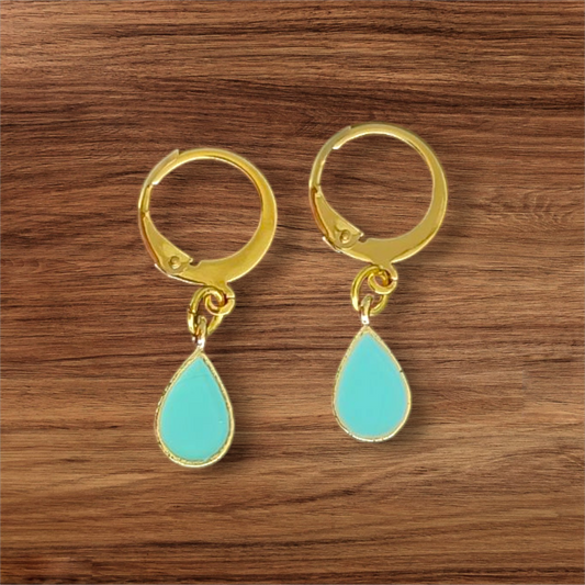 Tear Drop Dangle Drop Earrings